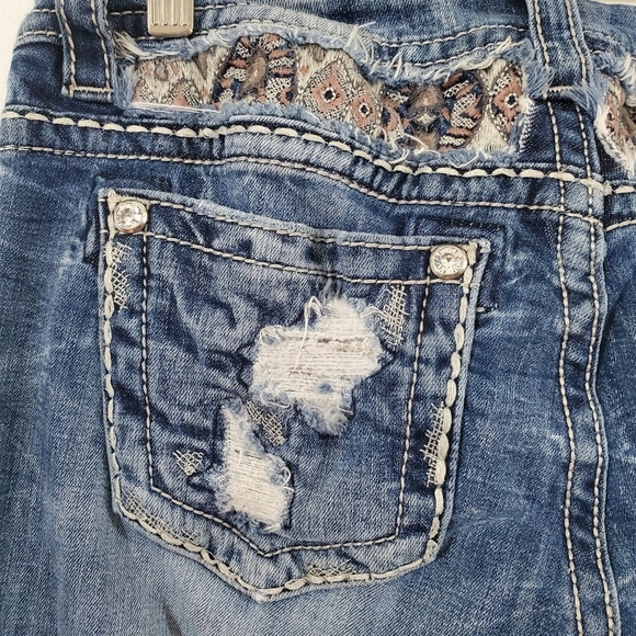 MISS ME Mid Rise Easy Boot SIZE 32 Waist - Picture 8 of 10